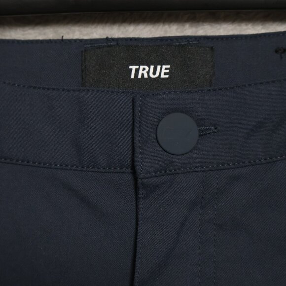 True Linkswear Shorts Mens 30 Navy Blue All Day Short 9 Inch Inseam Golf Casual - Picture 2 of 12